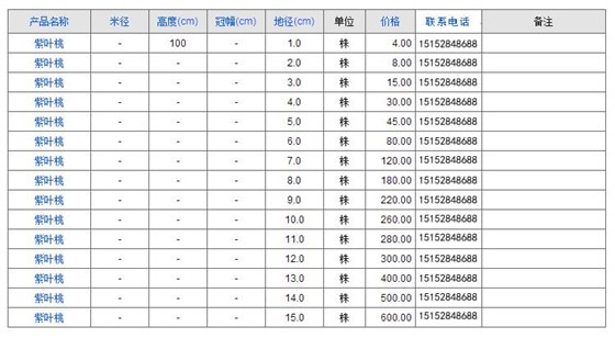 紫叶桃